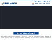Tablet Screenshot of kannanborewell.com