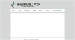 Desktop Screenshot of kannanborewell.net