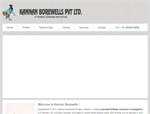 Tablet Screenshot of kannanborewell.net